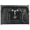 Ozark River Mfg Child Height Lil' Premier Blue Hot & Cold Water Portable Sink CHSTB-ABW-AB1N
